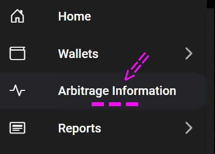 Learn How to see Trage Arbitrage information